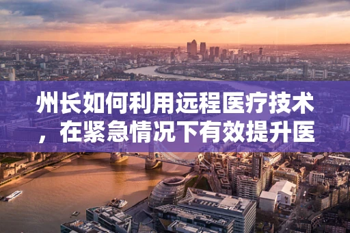 州长如何利用远程医疗技术，在紧急情况下有效提升医疗资源分配与响应速度？