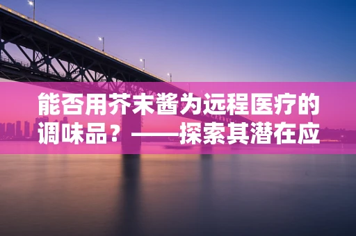 能否用芥末酱为远程医疗的调味品？——探索其潜在应用与挑战