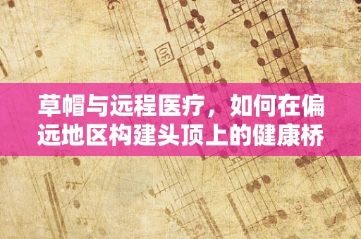草帽与远程医疗，如何在偏远地区构建头顶上的健康桥梁？