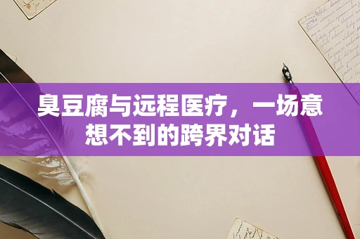 臭豆腐与远程医疗，一场意想不到的跨界对话