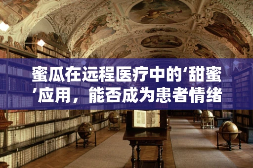 蜜瓜在远程医疗中的‘甜蜜’应用，能否成为患者情绪的‘良药’？