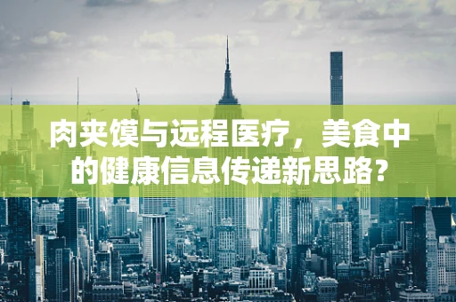 肉夹馍与远程医疗，美食中的健康信息传递新思路？
