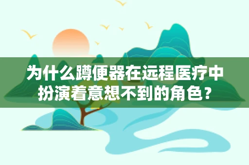 为什么蹲便器在远程医疗中扮演着意想不到的角色？