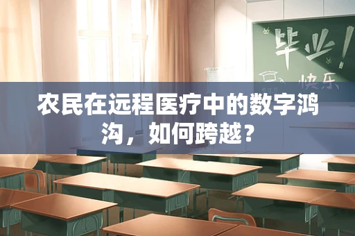农民在远程医疗中的数字鸿沟，如何跨越？