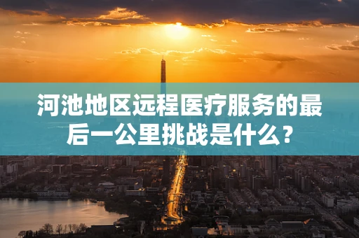 河池地区远程医疗服务的最后一公里挑战是什么？