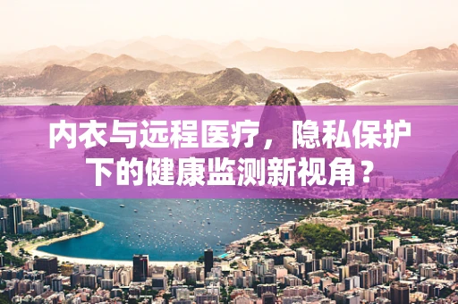 内衣与远程医疗，隐私保护下的健康监测新视角？