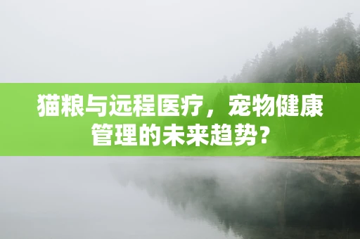 猫粮与远程医疗，宠物健康管理的未来趋势？