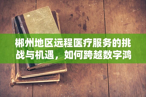 郴州地区远程医疗服务的挑战与机遇，如何跨越数字鸿沟？