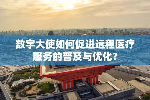 数字大使如何促进远程医疗服务的普及与优化？