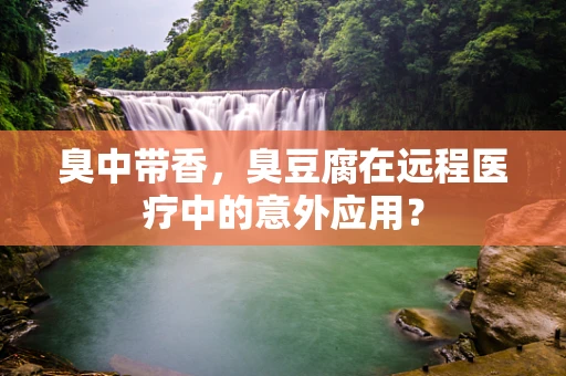 臭中带香，臭豆腐在远程医疗中的意外应用？