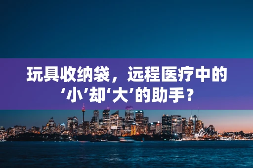 玩具收纳袋，远程医疗中的‘小’却‘大’的助手？