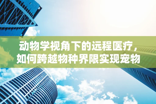 动物学视角下的远程医疗，如何跨越物种界限实现宠物健康管理？