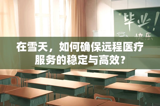 在雪天，如何确保远程医疗服务的稳定与高效？