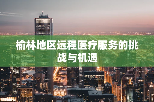 榆林地区远程医疗服务的挑战与机遇