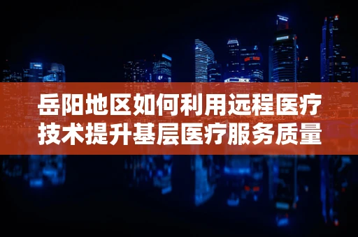 岳阳地区如何利用远程医疗技术提升基层医疗服务质量？