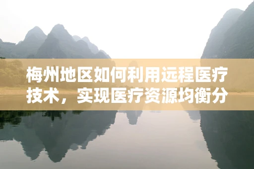梅州地区如何利用远程医疗技术，实现医疗资源均衡分配？