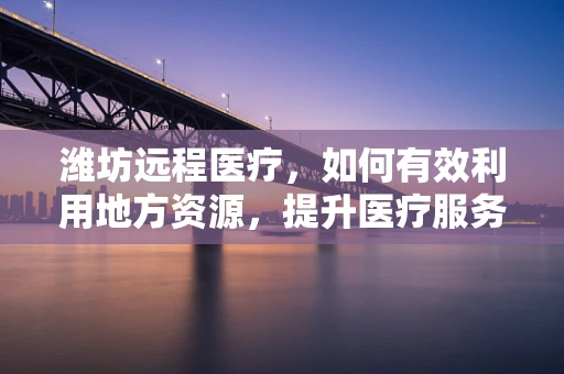 潍坊远程医疗，如何有效利用地方资源，提升医疗服务可及性？