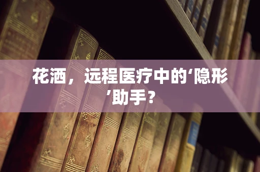 花洒，远程医疗中的‘隐形’助手？