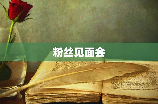 粉丝见面会
