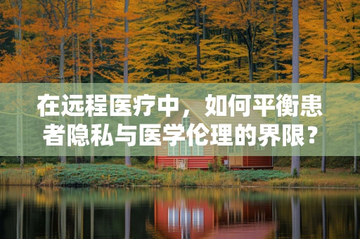 在远程医疗中，如何平衡患者隐私与医学伦理的界限？