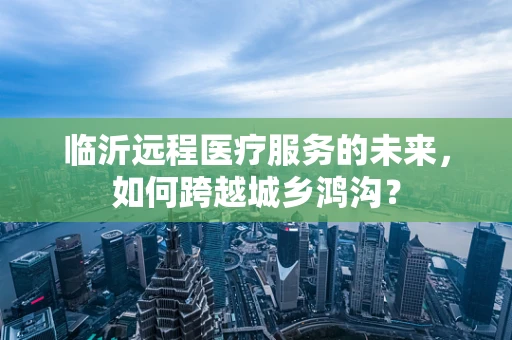 临沂远程医疗服务的未来，如何跨越城乡鸿沟？