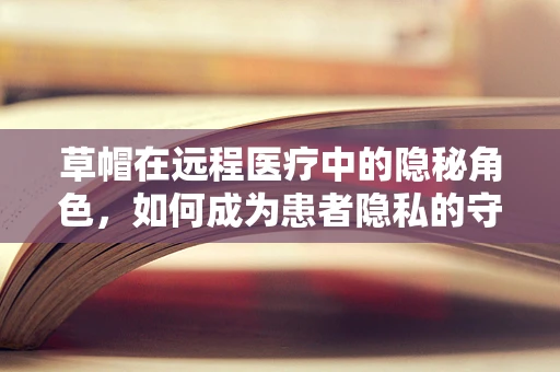 草帽在远程医疗中的隐秘角色，如何成为患者隐私的守护者？