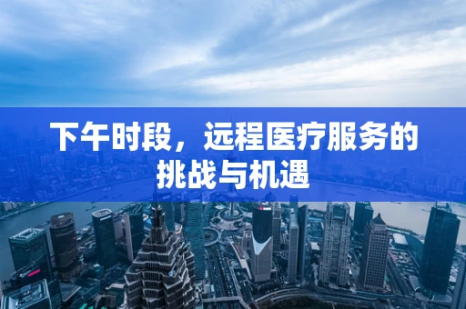下午时段，远程医疗服务的挑战与机遇