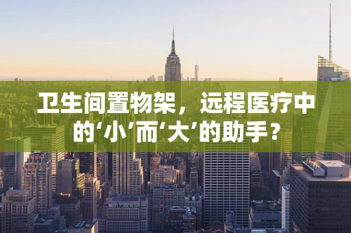 卫生间置物架，远程医疗中的‘小’而‘大’的助手？
