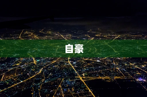 自豪