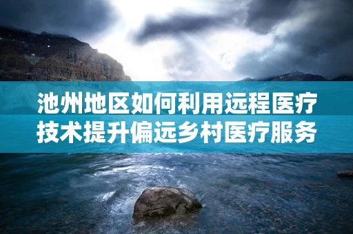 池州地区如何利用远程医疗技术提升偏远乡村医疗服务？