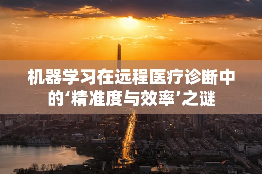 机器学习在远程医疗诊断中的‘精准度与效率’之谜