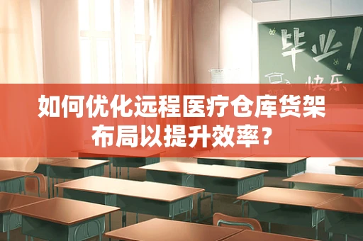 如何优化远程医疗仓库货架布局以提升效率？