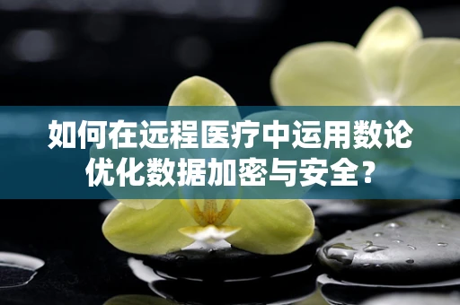 如何在远程医疗中运用数论优化数据加密与安全？