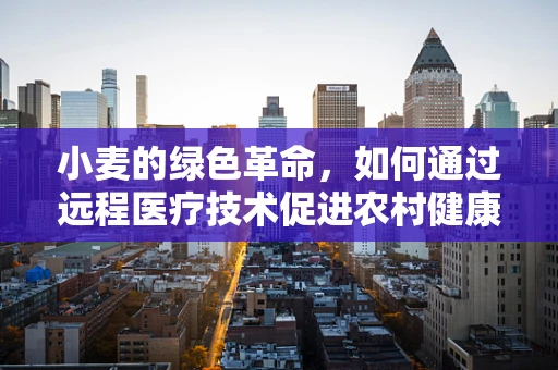小麦的绿色革命，如何通过远程医疗技术促进农村健康与农业发展？