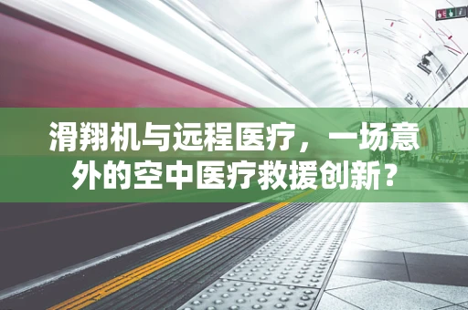 滑翔机与远程医疗，一场意外的空中医疗救援创新？
