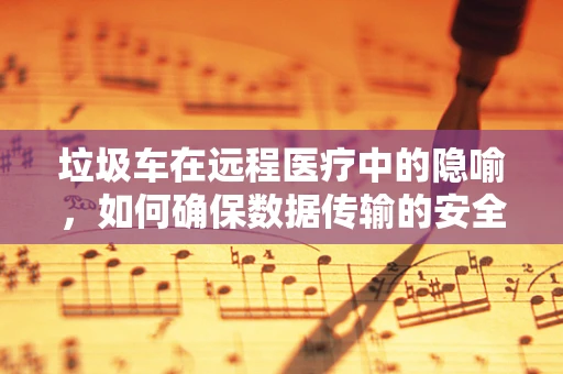 垃圾车在远程医疗中的隐喻，如何确保数据传输的安全与高效？