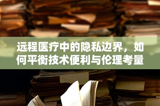 远程医疗中的隐私边界，如何平衡技术便利与伦理考量？