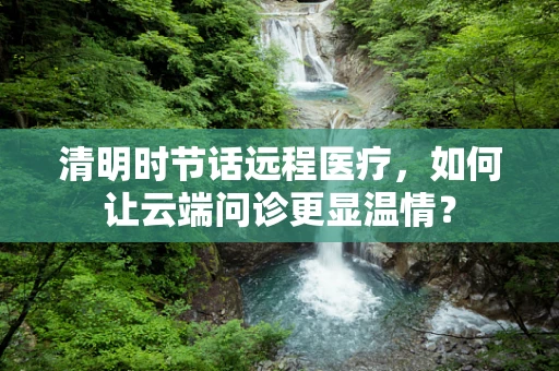 清明时节话远程医疗，如何让云端问诊更显温情？