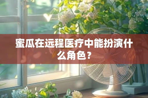蜜瓜在远程医疗中能扮演什么角色？