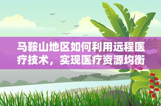 马鞍山地区如何利用远程医疗技术，实现医疗资源均衡分配？