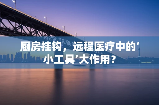 厨房挂钩，远程医疗中的‘小工具’大作用？