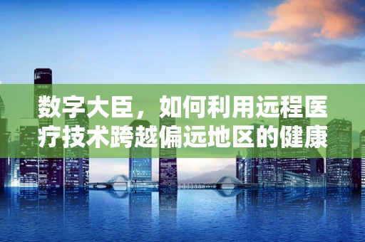 数字大臣，如何利用远程医疗技术跨越偏远地区的健康鸿沟？