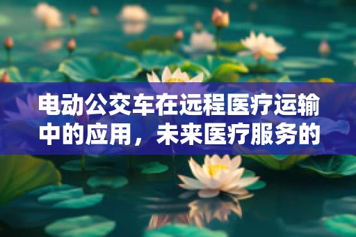 电动公交车在远程医疗运输中的应用，未来医疗服务的绿色动脉？