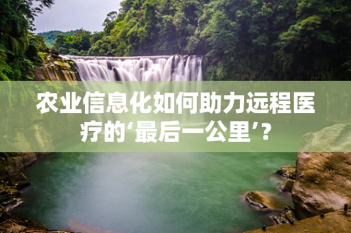 农业信息化如何助力远程医疗的‘最后一公里’？