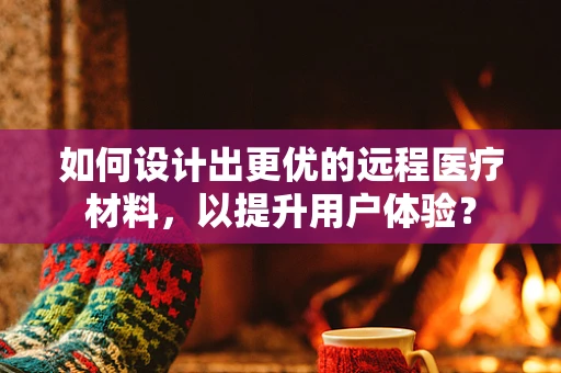 如何设计出更优的远程医疗材料，以提升用户体验？