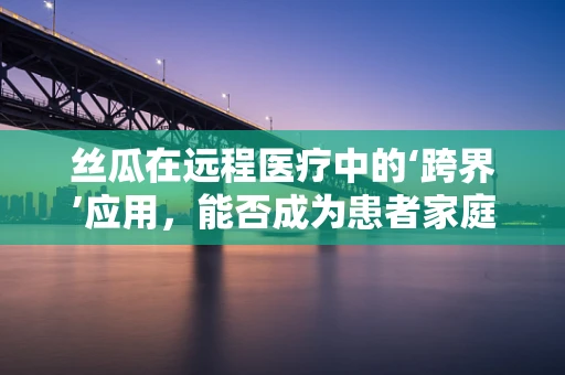 丝瓜在远程医疗中的‘跨界’应用，能否成为患者家庭监测的新宠？