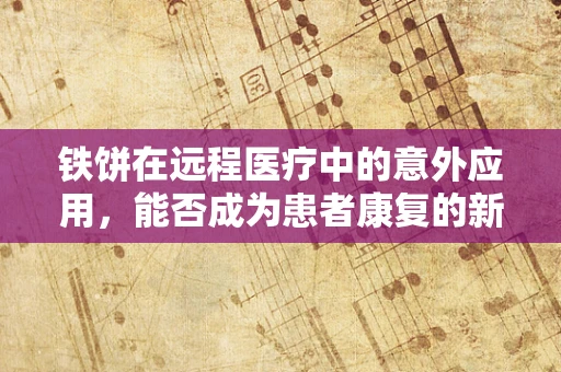 铁饼在远程医疗中的意外应用，能否成为患者康复的新飞盘？