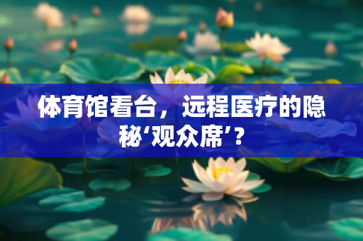 体育馆看台，远程医疗的隐秘‘观众席’？