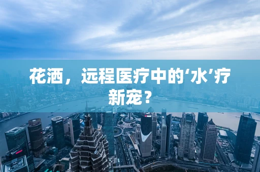 花洒，远程医疗中的‘水’疗新宠？