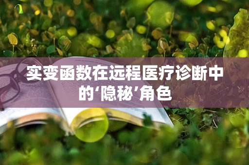 实变函数在远程医疗诊断中的‘隐秘’角色